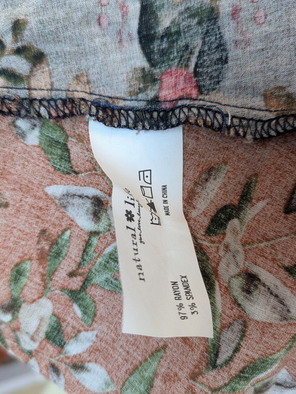 Natural Life Valentine Smocked Patchwork Maxi Dress, XS/ S, Boho, Overall Straps - Picture 6 of 8